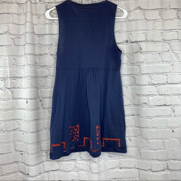 Anthropologie C. Keer Navy Blue Tank Tunic M - Picture 3 of 4
